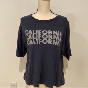 Brandy Melville RARE Blue California Tee
